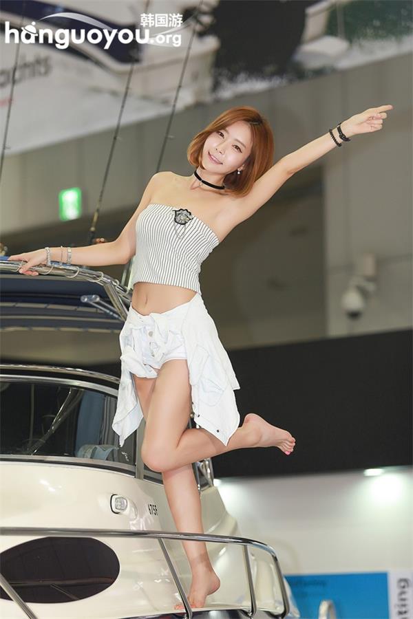 京畿游艇展美女模特